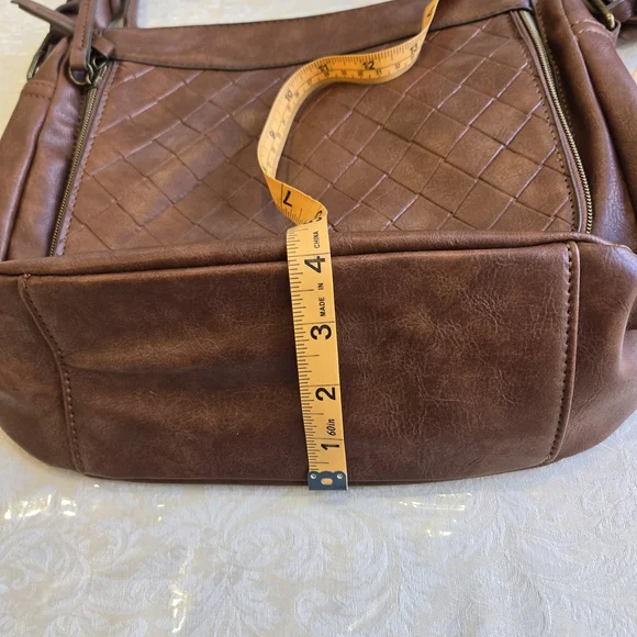 Brown Quilted Crossbody Bag - Picture 13 of 13